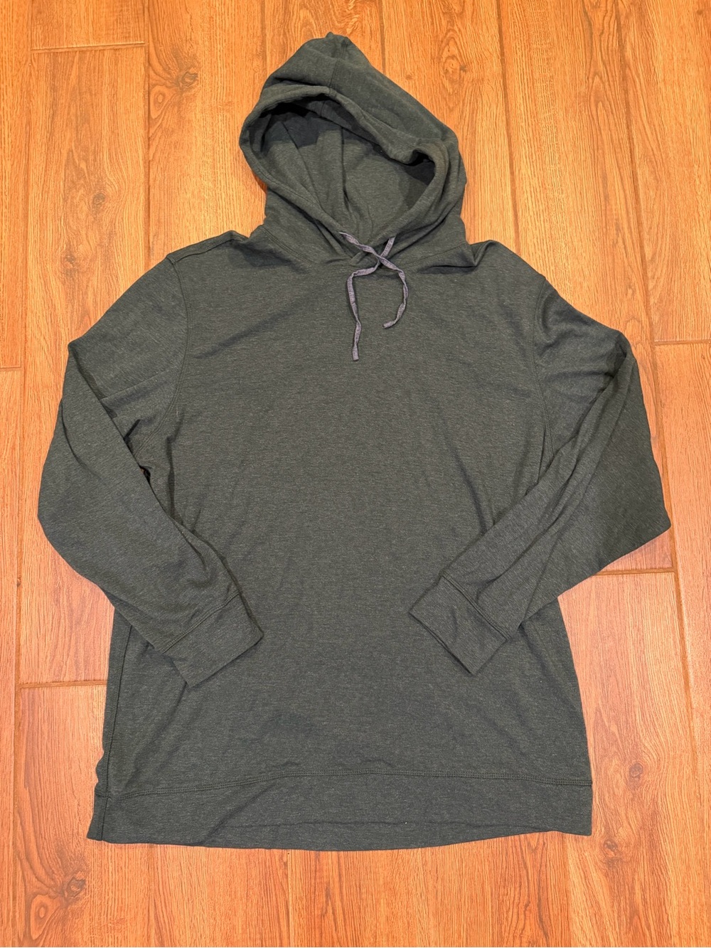 The Normal Brand Men's Olive Green Hooded Long-Sleeve Pullover / XL